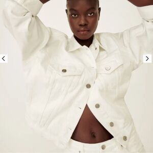 🩶 Reformation Madison relaxed jean jacket - vintage white